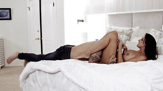 Reagan Foxx is so ready for hard cocks and crazy sex