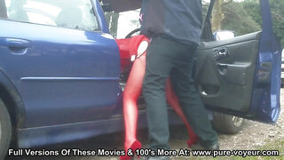 Dogging In Suspenderhose