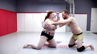 Chad Diamond tries to win against Betty Brickhouse