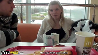 Dp public sex scene in the restroom