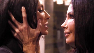 A couple of horny MILFs are having a threesome