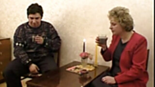 russian granny and fellow..the making of....kinda