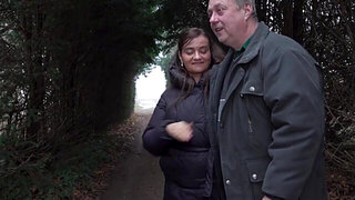 Blonde woman and a mature slut having an MFM sesh