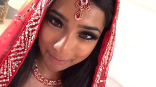 Sexy Desi princess plays with the monster dick in flawless POV