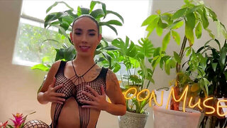 Big booty slut Gaby Ortega sucks and gets rocked