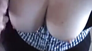 British granny titfucks masturbates and g-string pummels for cash.