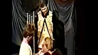 Vintage Bisexual MMF with Jenna Wells trio