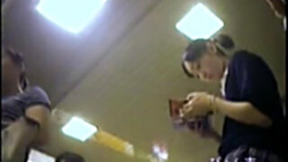 Mini micro-mini-skirt Ladies Under Subjugation Upskirt View