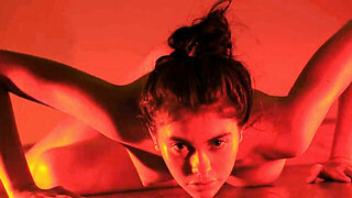 Solo hottie going crazy in the freakiest positions today