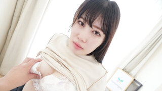 Japanese cutie begs for a cock and she gets it