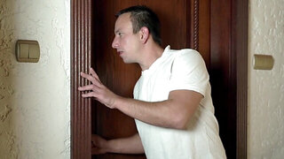 Mature blonde woman is getting fucked by a horny fella