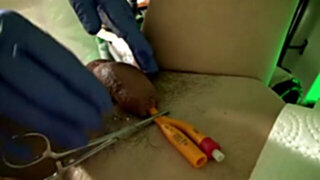 Nurse, Cock and Ball Torture, urethral injection, catheter, going knuckle deep