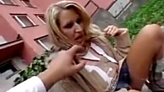 A czech public damsel