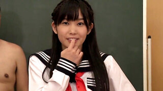 Japanese babe loves bondage and real big dicks as well