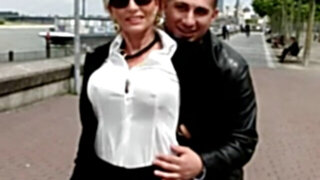 Mature footjob at the beach(NO SOUND)