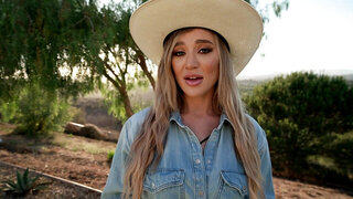 Country girl Blake Blossom gives JOI while showing off