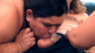 Sarah Arabic and her hubby playing around with a BBW