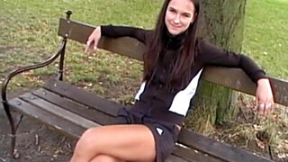 My girlfriend amateur oral in park