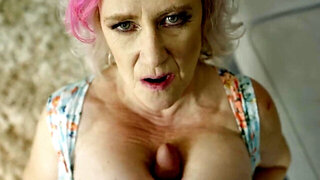 Granny with huge tits is going to get fucked in POV