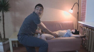 Dude gets back at his GF by watching her take BBC