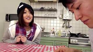 Hipster from Japan getting her wet pussy fucked