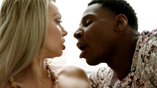 Busty MILF Amber Jayne seems ready for a massive cock