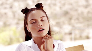 Elizabeth T is a cutie who plays with a sex toy