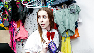 Laney Grey gets deflowered by the horny security offficer
