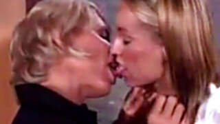 Sapphic poke old and youthful