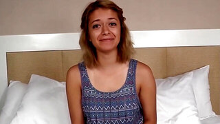 Vibrator loving girl gets banged with legs wide open