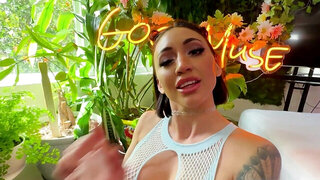 Oiled up slut Blaire Johnson fucked by Zac Wild