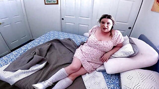 Stepdad is going to fuck the oldest-looking teen in the world