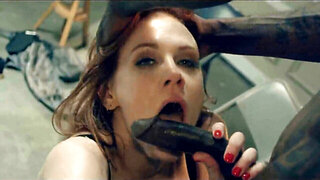 Redheaded slut Maitland Ward blacked by Pressure's cock
