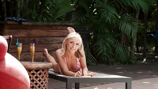 Kira Noir seducing Chloe Temple for a wild lesbo fuck