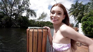 Hot and tiny redhead getting fucked in a POV movie