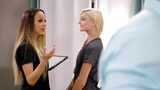 Chad White gets more than a regular massage from a blonde