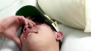 College Boy Giving Handjobs At Start Of Dorm Room Party