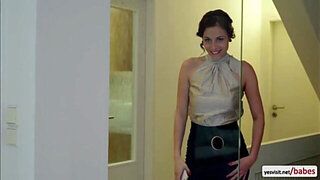 Sexy black-haired whore Antonia Sainz gets her impatient taut cunt banged