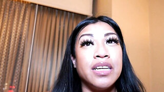 Incredible Asian babe is going to cream with a BBC inside