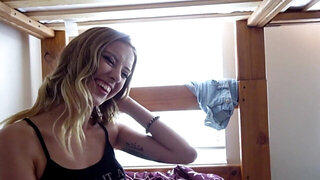 Perverse fuck scene from the latest college visit