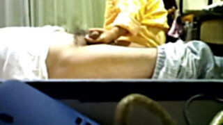 Japanese old dude Having joy in the night