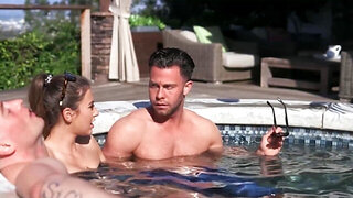 Good looking brunette wants to make him fuck her HARD