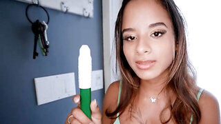 Cleaning lady Isabella Jules pays a black man a visit