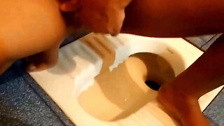 Post-fuck scene showing a chubby Indian older lady