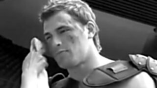 Soccer player sean lamont has a large uncircumcised man sausage