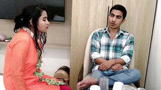 Kamini is getting facefucked and rocked by a big dick