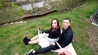 Czech girl with a pregnant belly gets fucked silly