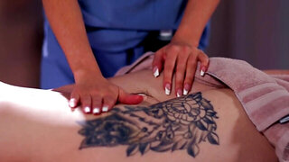 Massage fuck movie with a truly classy redheaded hottie