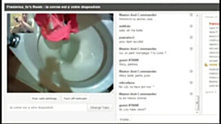 web webcam crossdresser humiliation in bedroom and wc