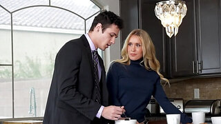 Freeuse wifey shows her perfect tits and gets fucked